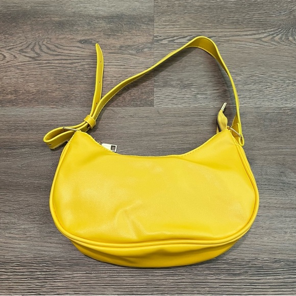 Yellow Women's Shoulder Bag - Picture 2 of 4